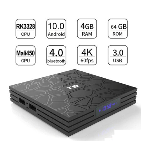SMART BOX T9 4GB+64GB QUAD CORE 4K ULTA HD 9.0