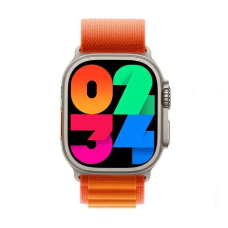 JS9 ULTRA MAX 2.12 Inch Amoled Screen Smart Watch Ultra 49mm Men Series 8 Nfc Wireless Charging  Sports Watch WITH Wearfifit Pro APP (Orange)