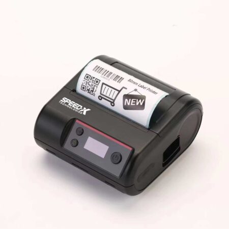 SPEED-X SP-L610BT PORTABLE THERMAL PRINTER LABEL OR RECEIPT 2 IN 1 80MM WITH USB+BLUETOOTH INTERFACE