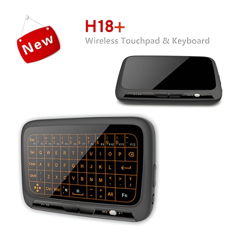 H18+ Wireless Keyboard with Touchpad & Backlight