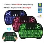 RF500 Mini Wireless Keyboard & Mouse with 3-Color Backlight