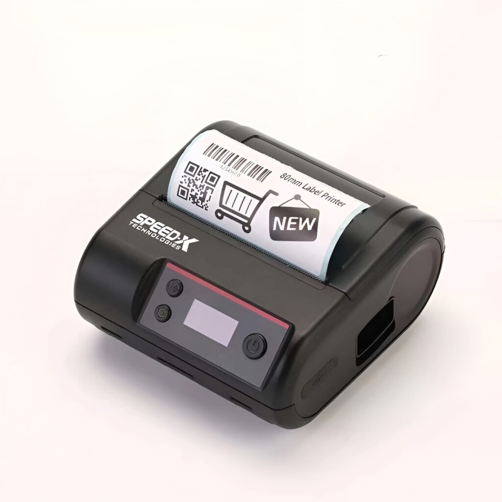 Speed-X SP-L610BT Portable Thermal Printer Label & Receipt 2 in 1 80mm USB + Bluetooth