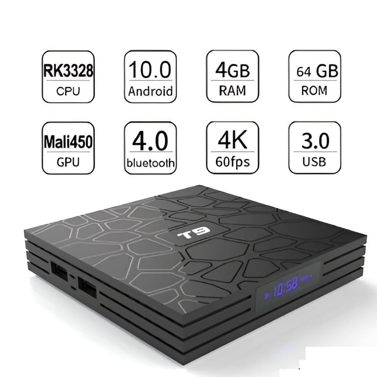 T9 Android TV Box Quad Core 4K UHD