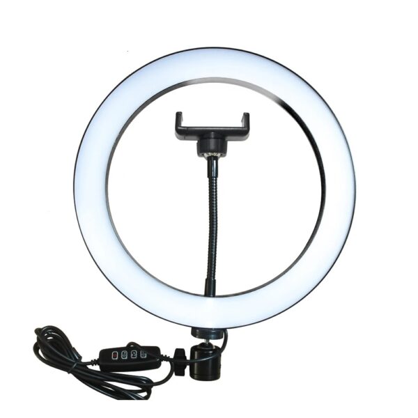 LED Ring Light with Mobile Holder for Studio Photography (26cm)
