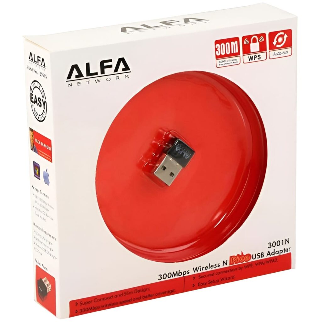 Alfa WiFi USB Adapter Mini 300Mbps