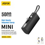 Aspor A352 5000mAh Dual Type-C Mini Portable Power Bank