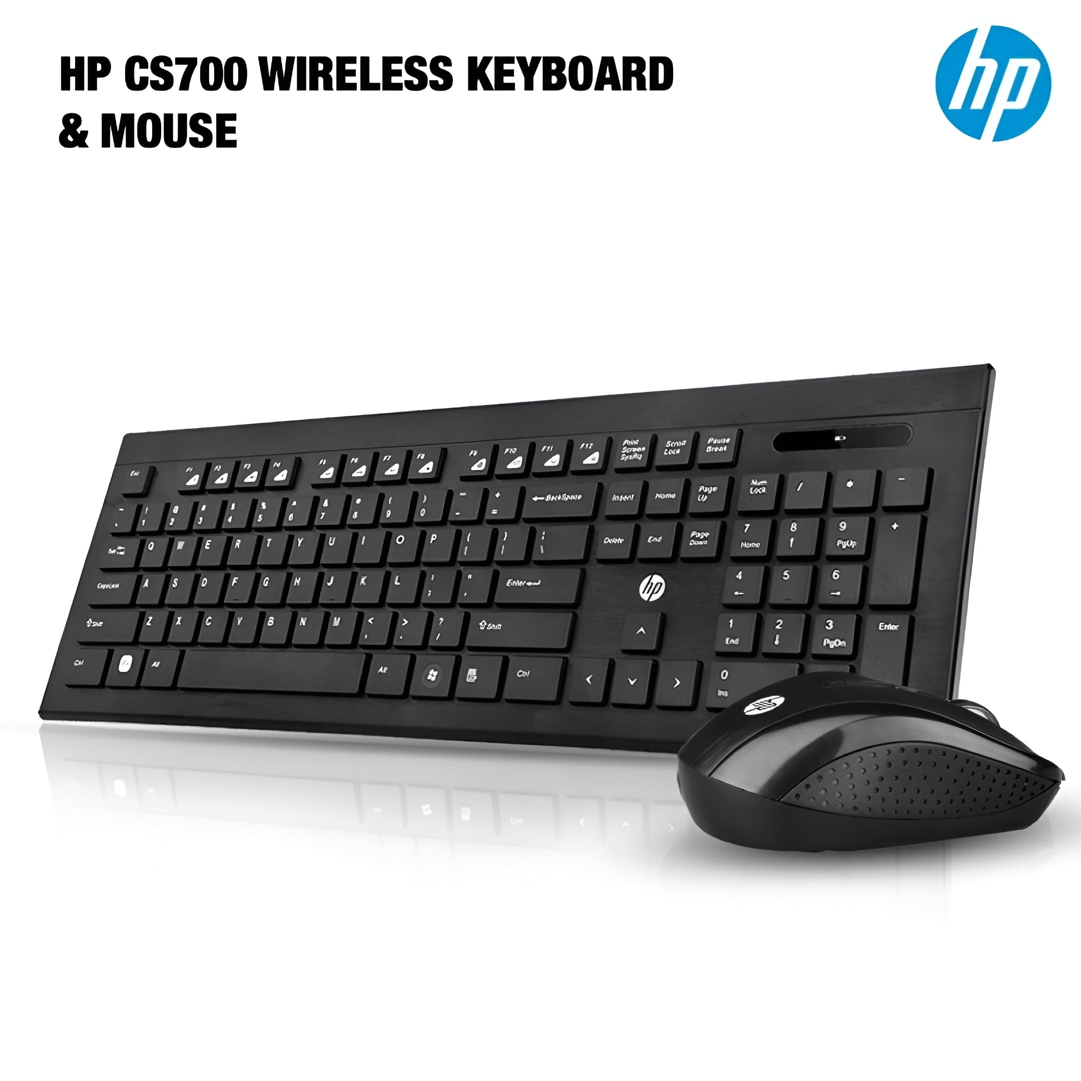 HP CS700 Wireless Keyboard and Mouse Combo High Copy for Office and Gaming HP CS700 Wireless Keyboard and Mouse Combo High Copy for Office and Gaming