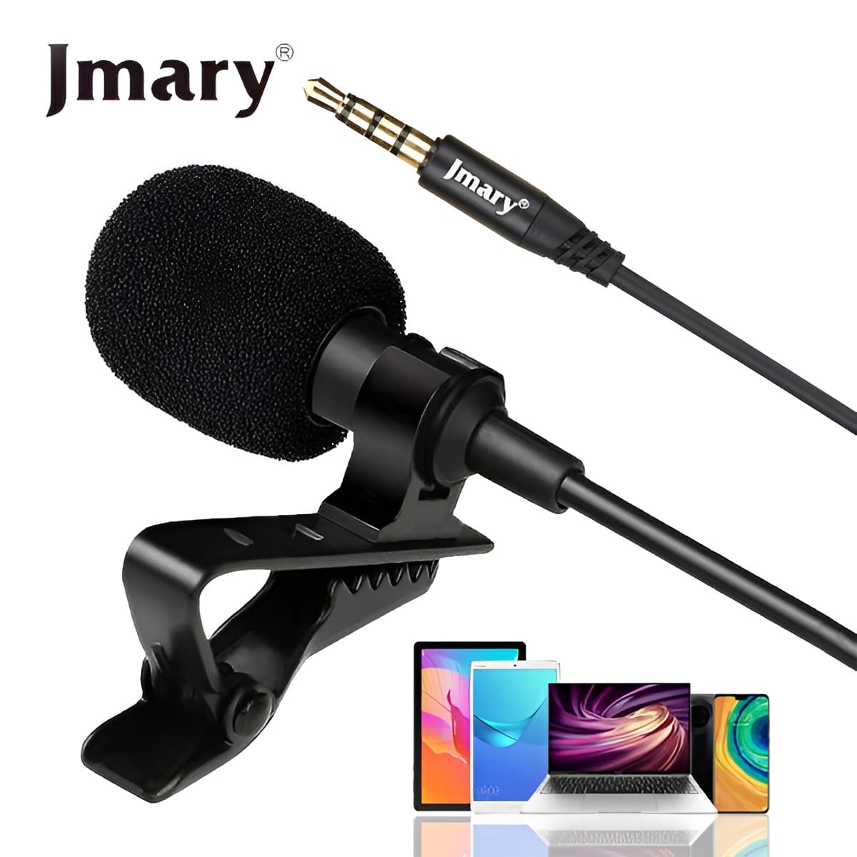 Jmary MC-R1 3.5mm Professional Lavalier Microphone Jmary MC-R1 3.5mm Professional Lavalier Microphone