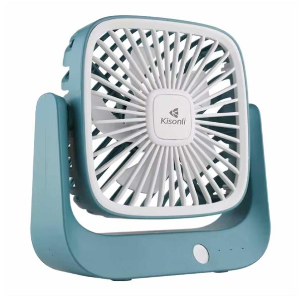 Kisonli F102 Portable Rechargeable Desktop Silent Fan