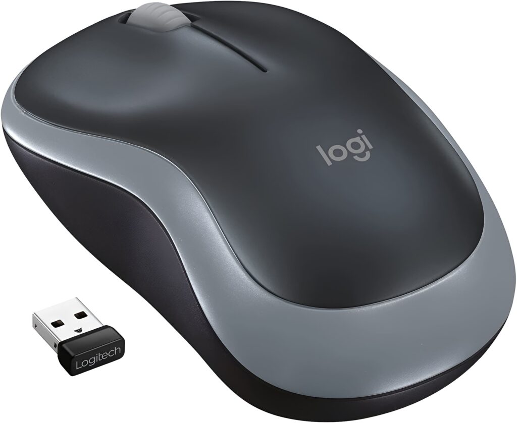 Logitech M185 Wireless Mouse 2.4GHz with USB Mini Receiver