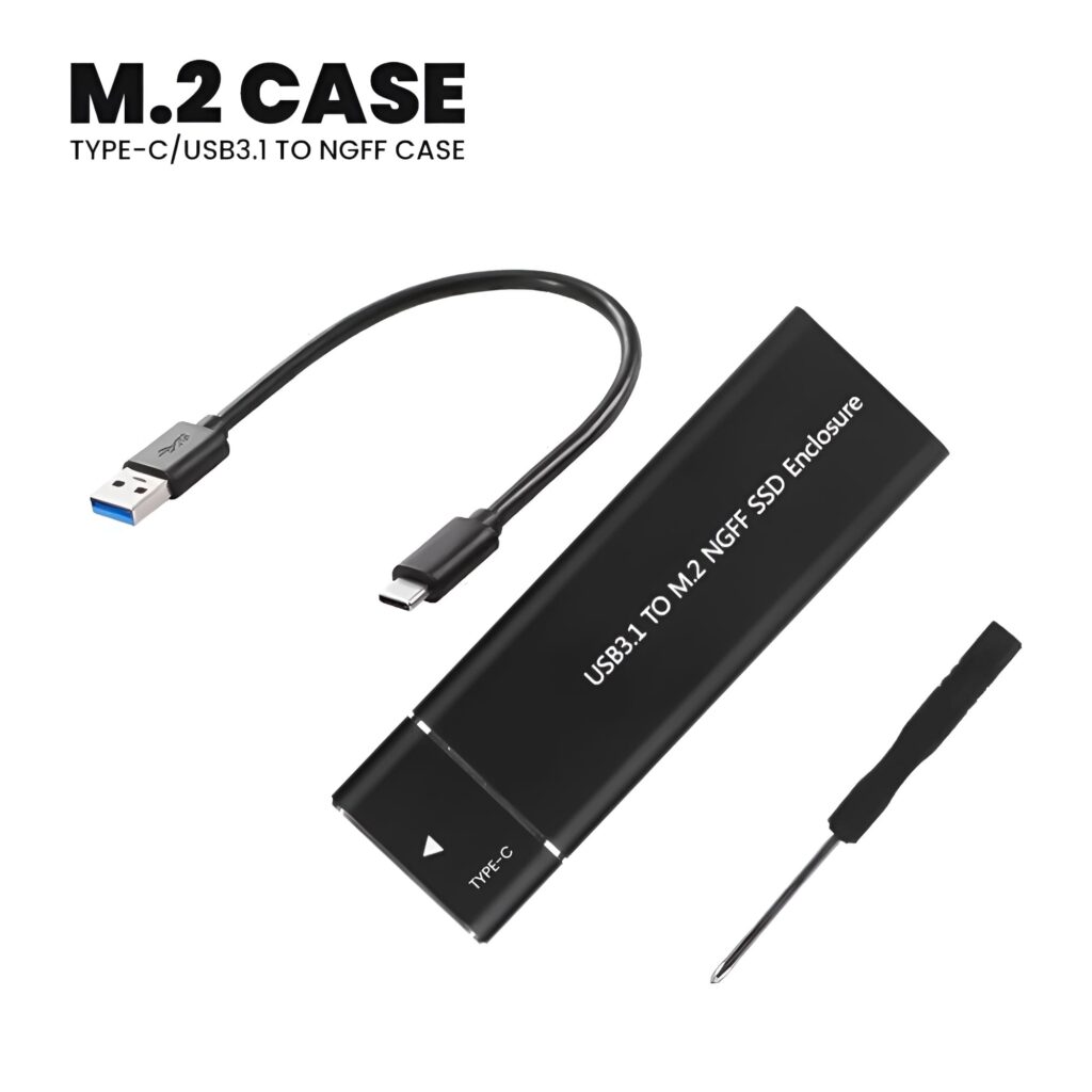 M.2 SSD Enclosure USB 3.1 Gen 2 (10Gbps)