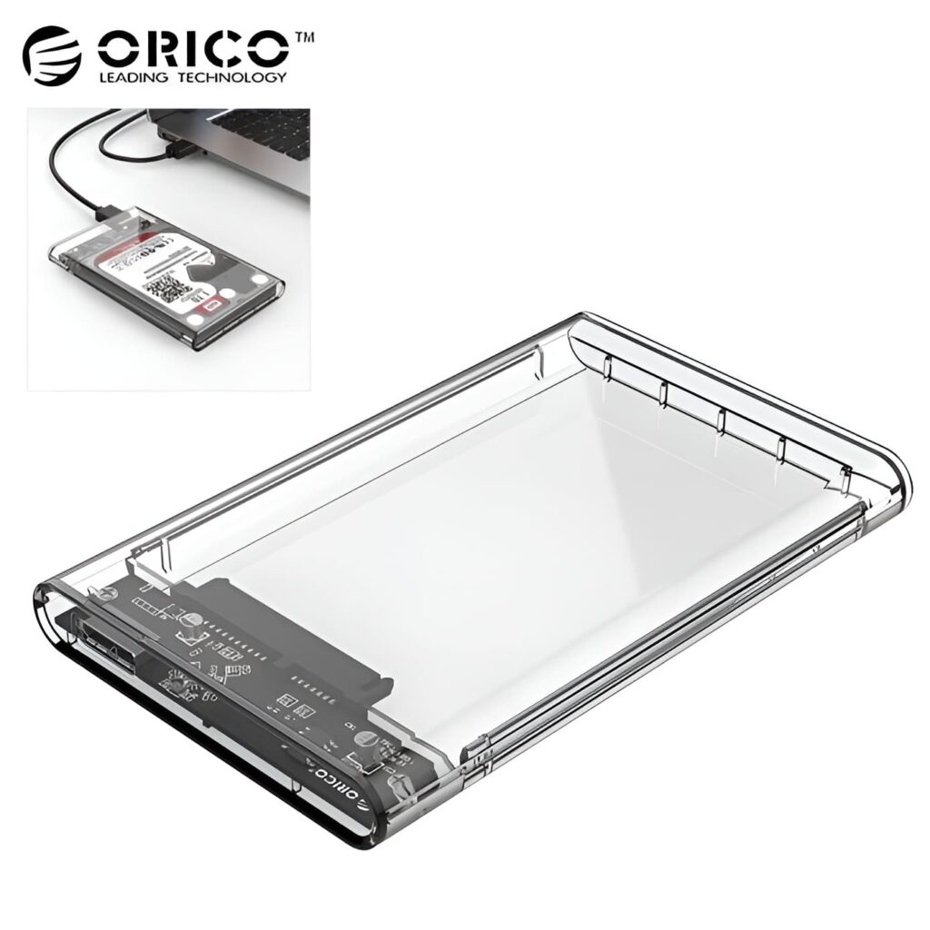 Orico Crystal 2.5 Inch HDD Case 2139U3-CR USB 3.0