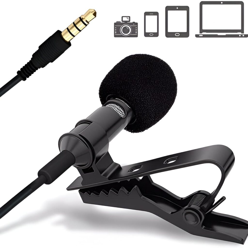 Q10 Professional Lavalier Microphone for Recording and Streaming