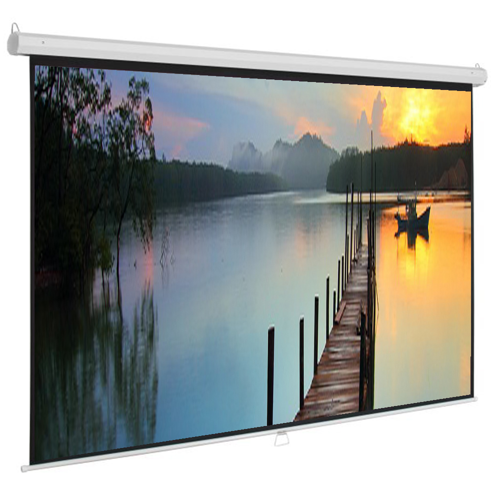 Projector Screen 150 inch Manual 8×10 Feet 4-3MW Speed-X