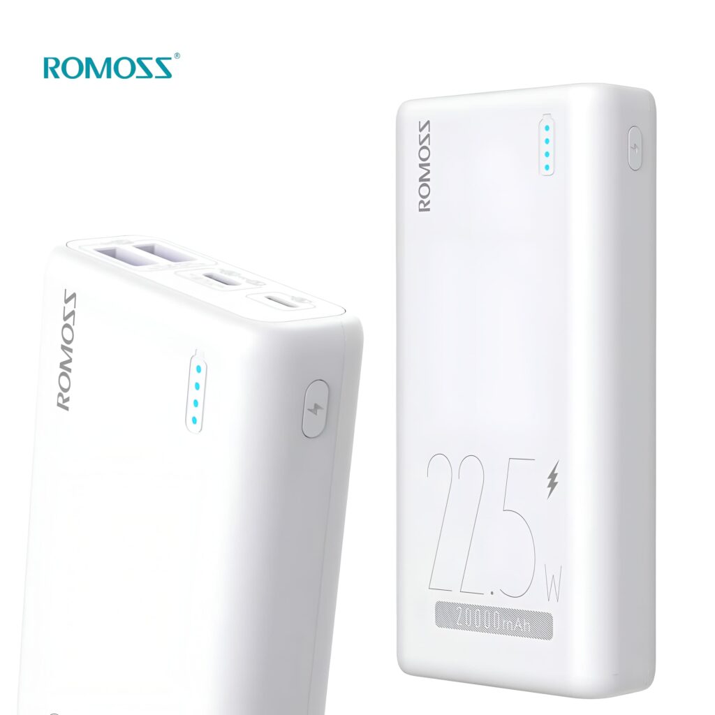 Romoss PSL20 Simple 20 20000mAh 22.5W PD Super Fast Charging Power Bank with 3 Inputs