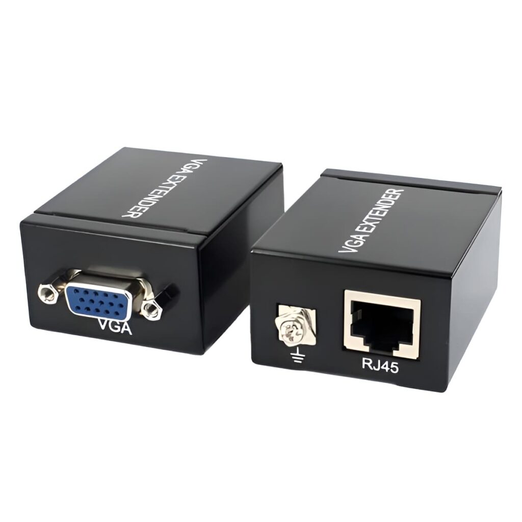 VGA Range Extender Single LAN 60m Full HD