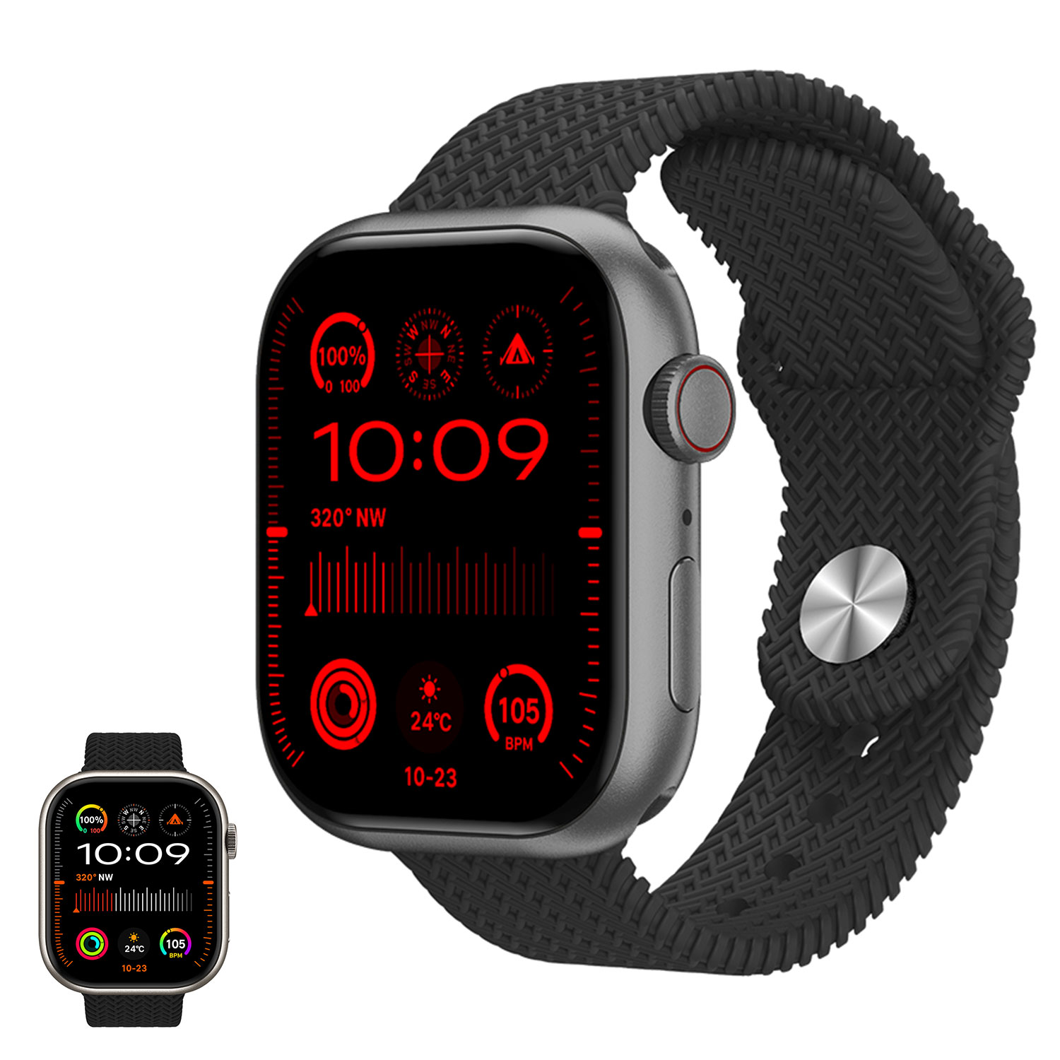 HK9 Pro+ Series 9 Smart Watch AMOLED Display - Image 1