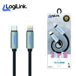 LogiLink Type-C to Lightning Nylon Fast Charging Cable