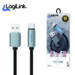 LogiLink USB to Type-C Nylon Fast Charging Cable (1m)
