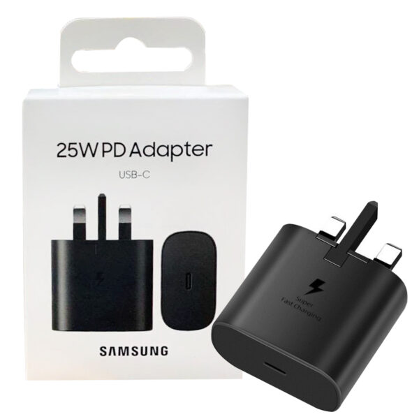 Samsung Original PD Fast Charger UK 3-Pin Adapter (25W)