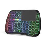 M9 Bluetooth Mini Wireless Keyboard 7 Backlit 2.4G Air Mouse Touchpad
