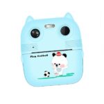 D8S Children’s Digital Camera Front & Rear HD Thermal Print 1080P 48MP blue color