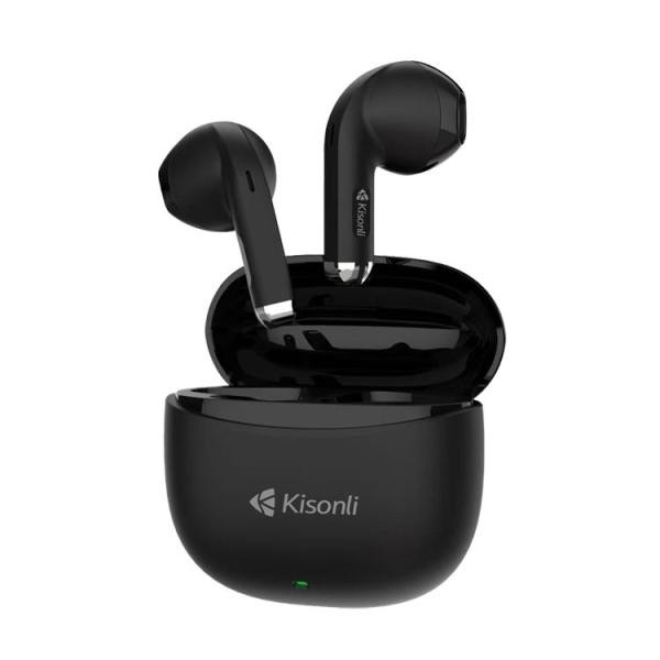 Kisonli TWS F6 Bluetooth Earbuds with Wireless Charging Case & Noise Reductionz