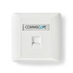 COMMSCOPE 1 Port CAT6 Face Plate Networking Socket