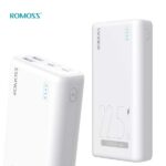 ROMOSS PSL20 SIMPLE 20 With 3 input POWER BANK 20000MAH 22.5W PD SUPER FAST CHARGING