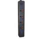 403puc Speed-X Premium Portable Power Strip 4socket+2usb+1type-C Port