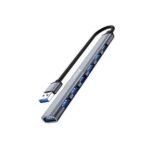 SPEED-X SP-UH307AL 7 PORT USB 3.0 ULTRA SLIM PORTABLE HUB ALUMINUM ALLOY