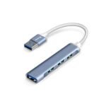 SPEEDX (SP-U42) 4 PORT USB HUB 3.0 ALUMINUM ALLOY ULTRA SLIM