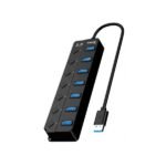 SPEEDX SP-UHS307 7-PORT EXPANDER USB 3.0 HUB with INDEPENDENT SWITCH PLUG PLAY