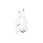 Aspor A821Eu 20W PD & QC Dual-Port Fast Charger (EU Plug