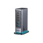 Joyroom Tcm02 65W 6 Port EU Plug USB Desktop Charger GAN Fast Charging Station
