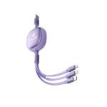 Kisonli 3-In-1 Micro USB Type-C And iPhone Charger Cable Multiple USB Ports