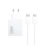 Xiaomi 120W EU Plug Qc3.0 Fast Quick Wall Charger With Type-C To C Cable